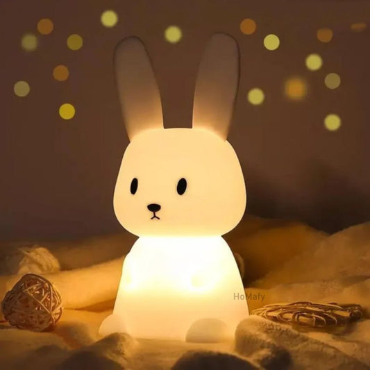 Multicolor Silicone Bunny Lamp